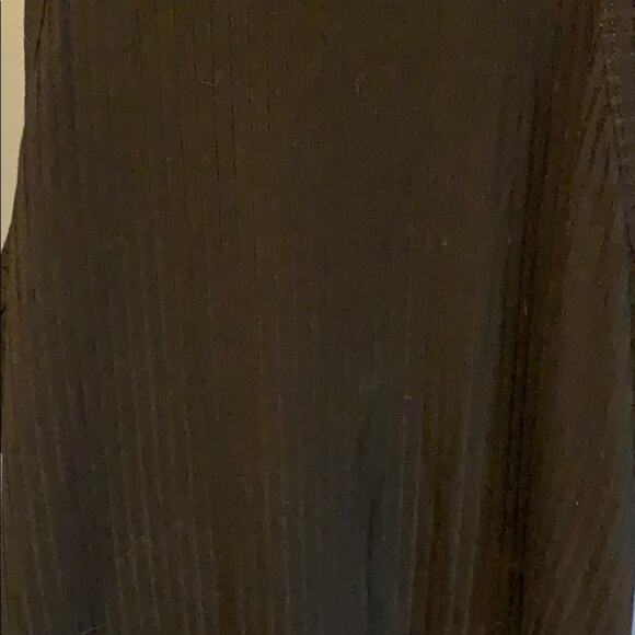 Gap black and floral fit and flare midi‎ dress - Picture 8 of 10